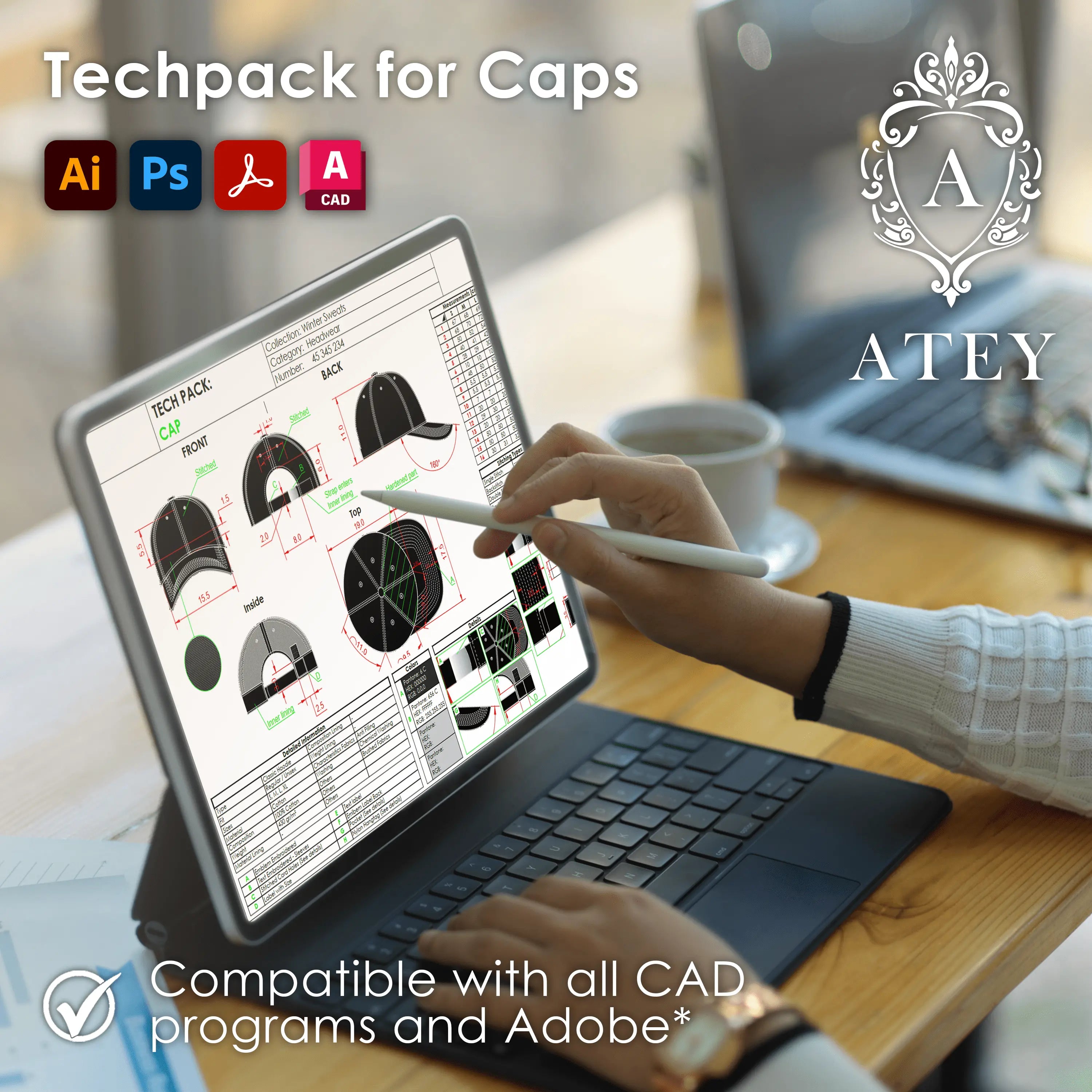 Hat Tech Pack Template Atey